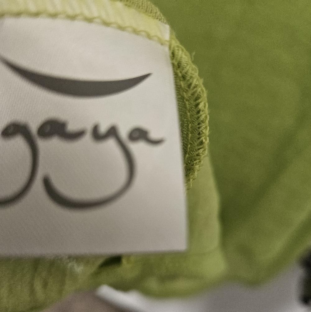 Gaya Lime Green Flowy Blouse Xl View 4
